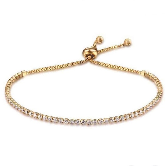 Paradise Boutique Jewelry - Gold CZ Diamond Bracelet